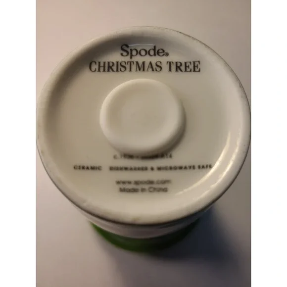 Spode Christmas Tree Ceramic Coffee Mug With Lid - Picture 3 of 4
